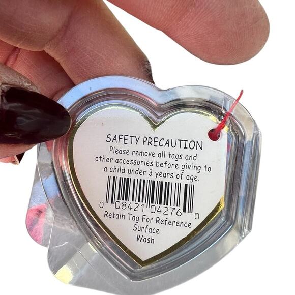 Beanie Baby Ty Trumpet the elephant, gray with tag - Picture 7 of 10